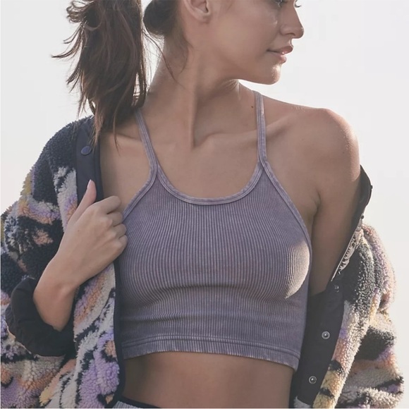 NWT Free People Happiness Runs Tank Vintage Light Gray Size XS/S (0-6) - Picture 2 of 7